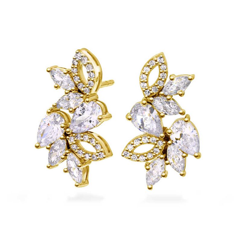 Øredobber i sølv med zirkonia