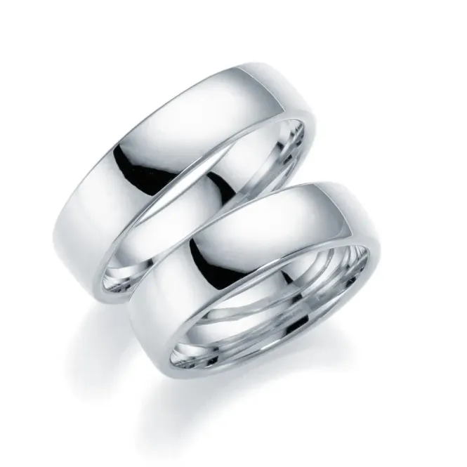 Hovedbilde GD200H6 - Hvitt gull giftering 6 mm