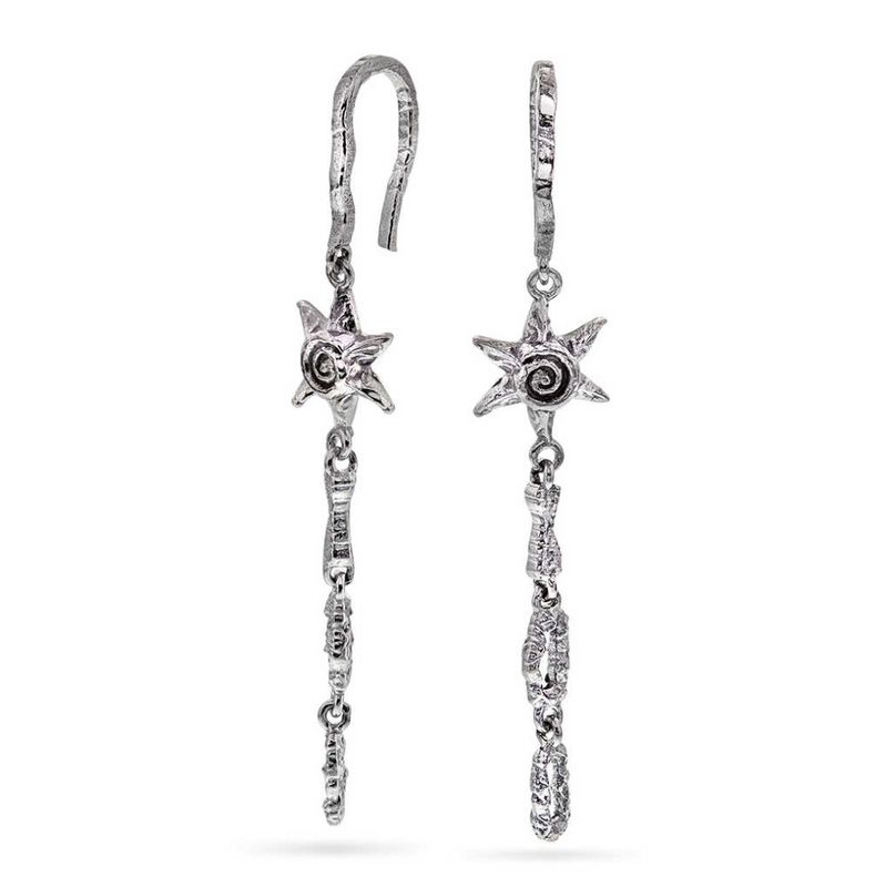 Maze øredobber i sølv